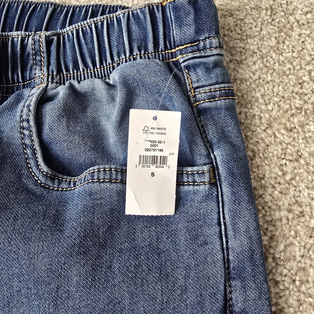 NWT GAP Light Blue Flare Drawstring Jeans Sz Small - Picture 2 of 3